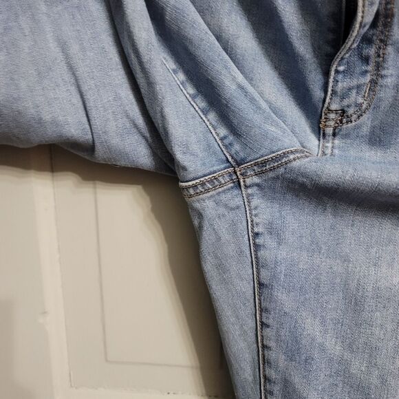 Lane BRYANT Mid Rise SuperStretch Skinny Bead Rhinestone Jeans - Picture 8 of 11